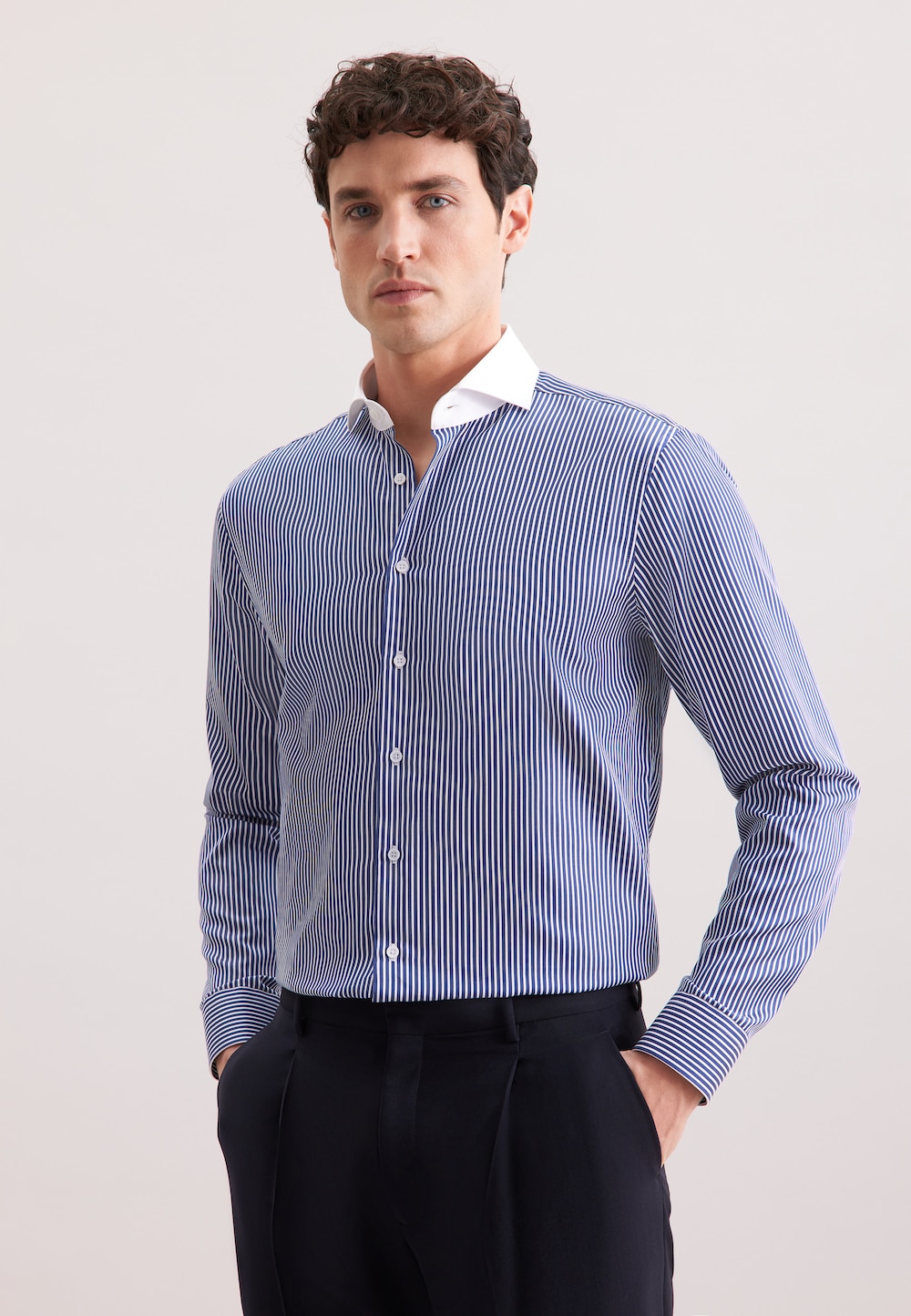 Herren Business Hemd - Gestreift