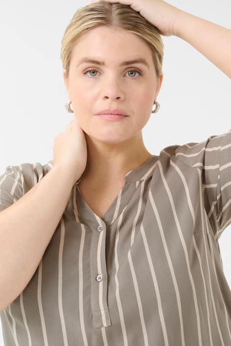 Langarm-Bluse Regular fit