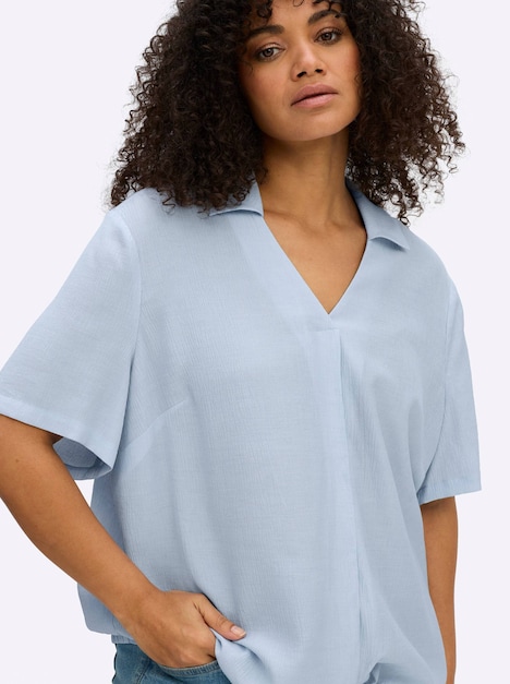 Tunika Kurzarm Polokragen