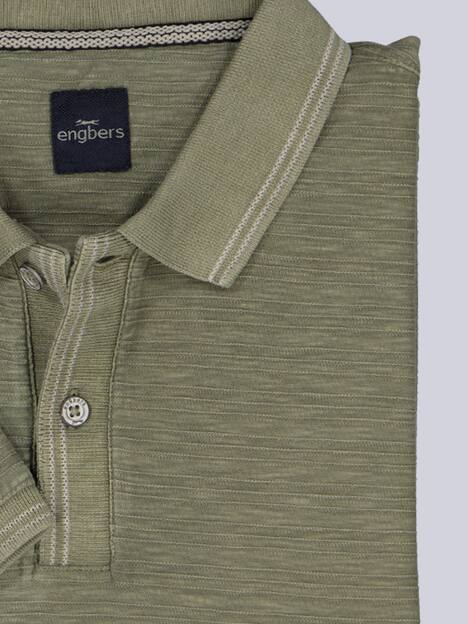 engbers Herren Polo-Shirt meliert , Hellbraun