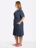 Kleid Kurzarm Ohne Kragen