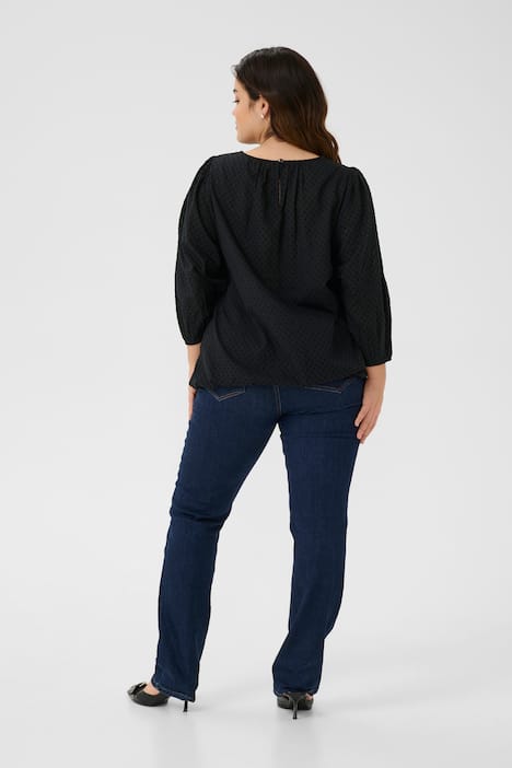 Langarm-Bluse Regular fit