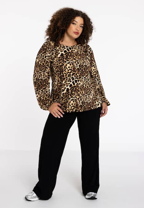 Tunika mit Tierdruck