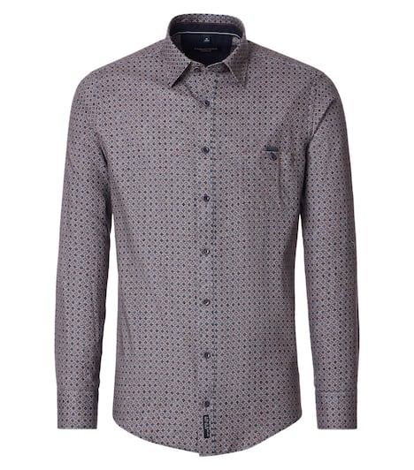 Flanellhemd Print Casual Fit