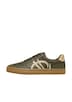 Sneaker in Leder-Optik mit Artwork-Details