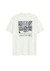 Baumwoll-T-Shirt mit Frontprint