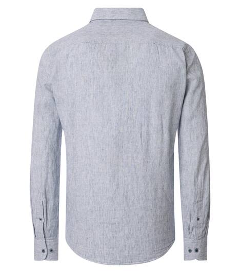 Leinenhemd gestreift Casual Fit