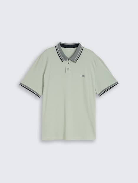 Piqué Poloshirt mit Logo-Print