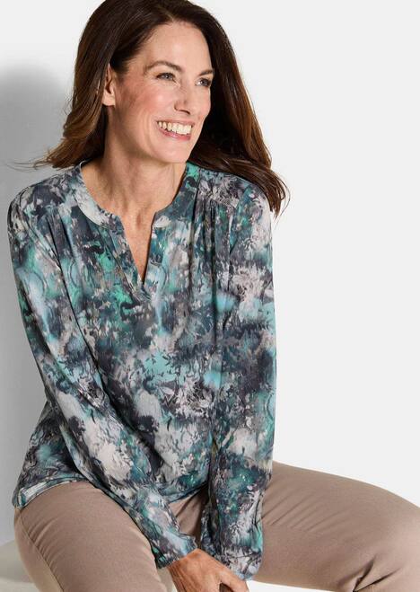 Elegantes Blusenshirt mit V-Ausschnitt