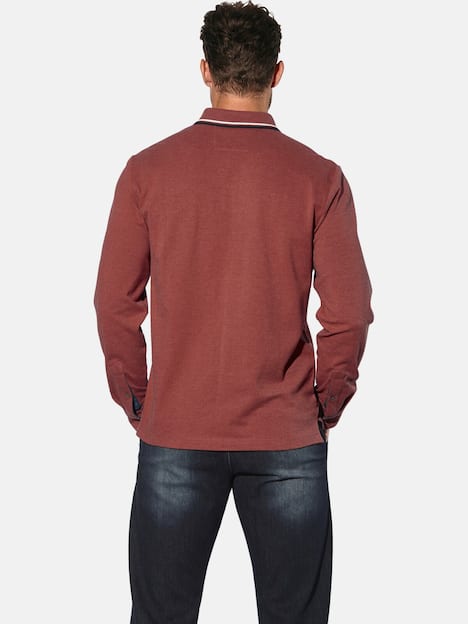 Langarm-Poloshirt VITORIO