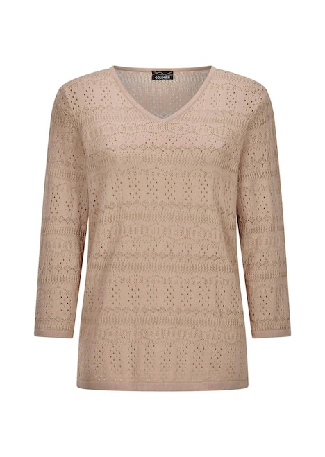 Sommerpullover mit V-Ausschnitt