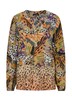 GOLDNER Blouse Blouse met animal-print