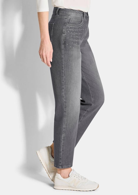 GOLDNER Jeanshose SARA Jeans SARA met glittersteentjes