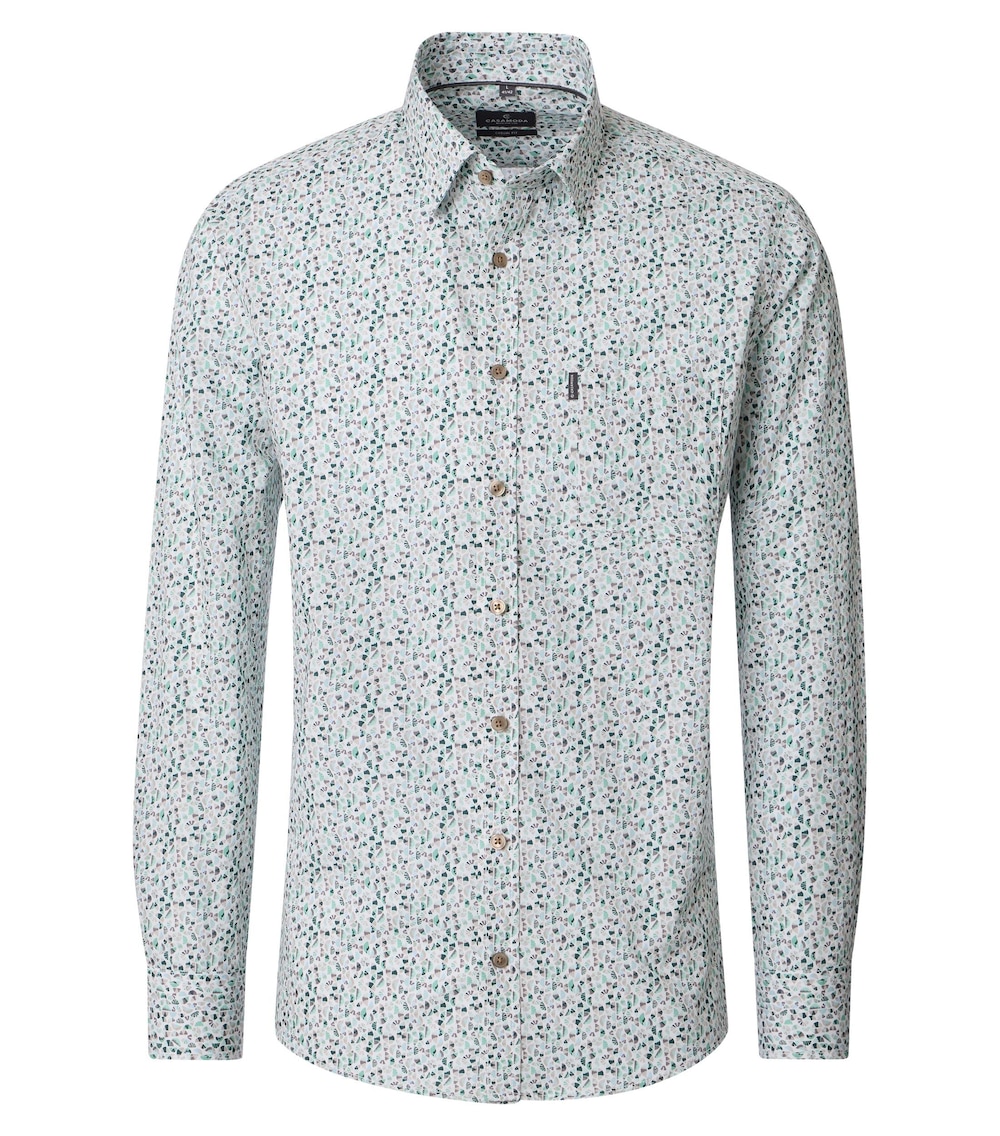 Freizeithemd Print Casual Fit