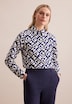 Damen Hemdbluse - Geometrische Muster