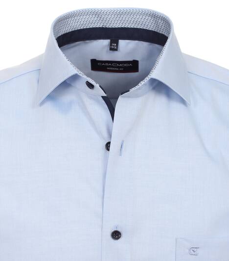Businesshemd Kurzarm uni Modern Fit