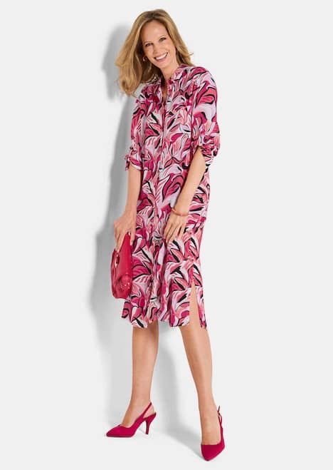 Druckkleid mit floralem Muster