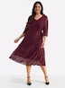 Webkleid 3/4-Arm