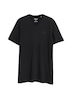 Baumwoll-T-Shirt mit Logo-Print und V-Neck