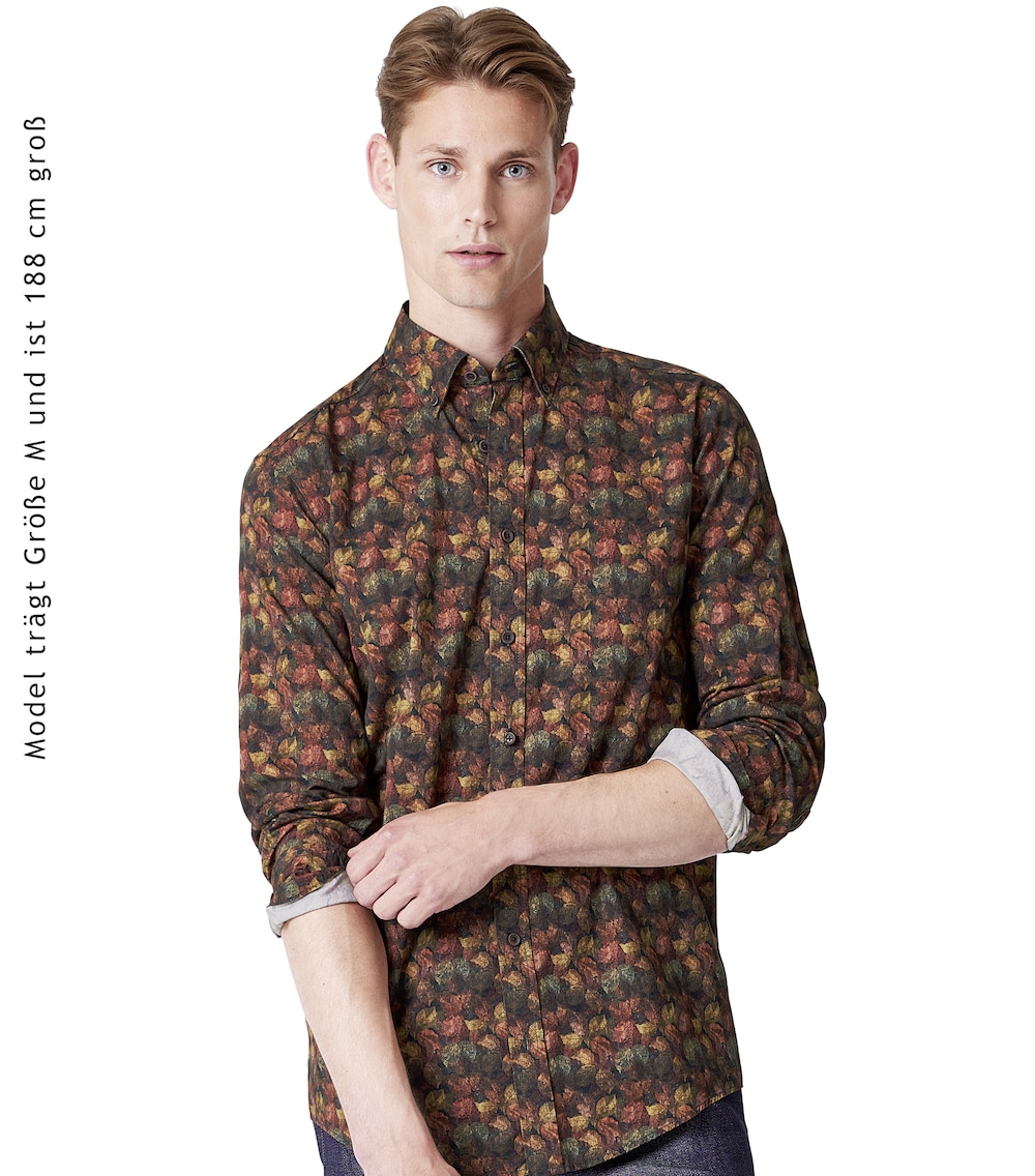 Freizeithemd Print Casual Fit