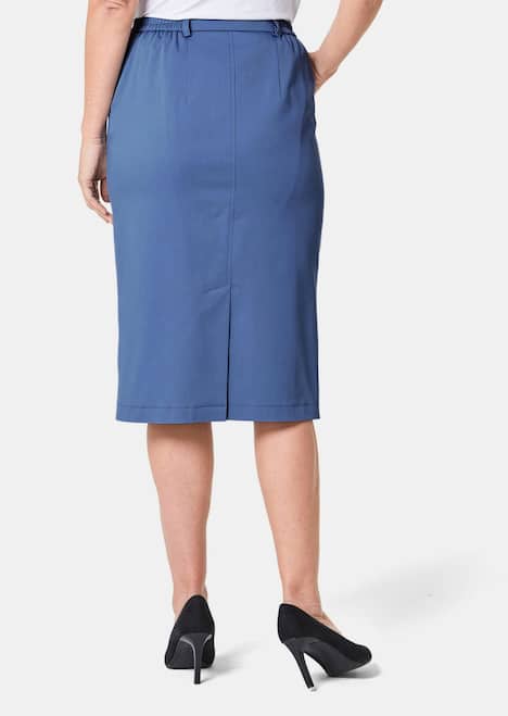 Sportlich eleganter Satinrock