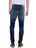Herren Super-Stretch-Jeans regular , Mittelblau