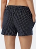 Schiesser Damen Pyjamahose Mix & Relax - dunkelblau-gem.