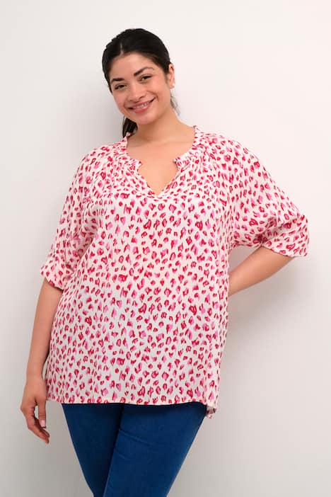 Langarm-Bluse Regular fit