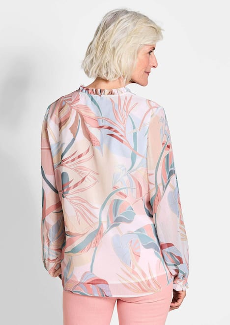 GOLDNER Blouse met print Gedessineerde blouse