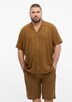 Resort Fit: Weiches Kurzarm-Hemd mit Knopfleiste