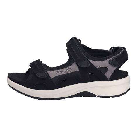 Damen Sandale Estelle 02, schwarz-grau