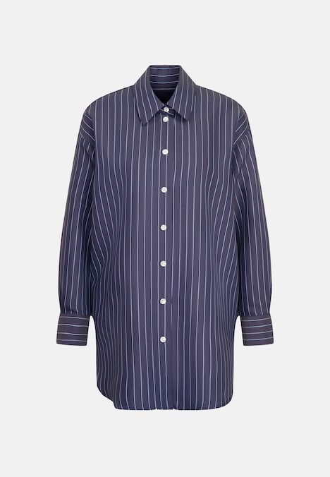 Damen Longbluse - Streifen