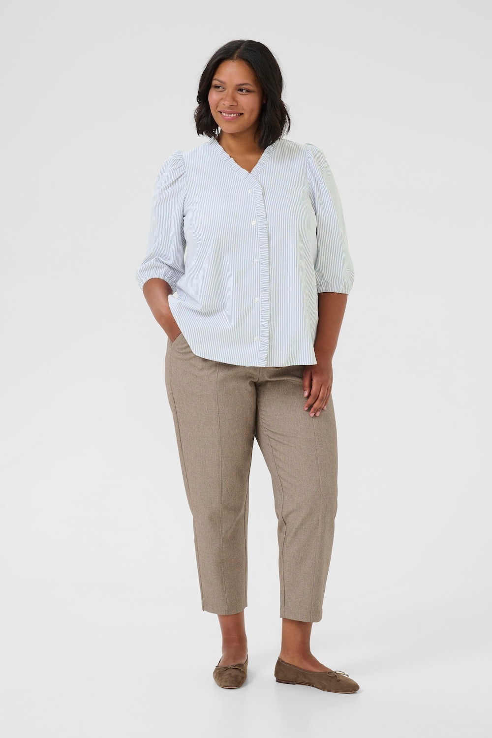 Langarm-Bluse A-shape