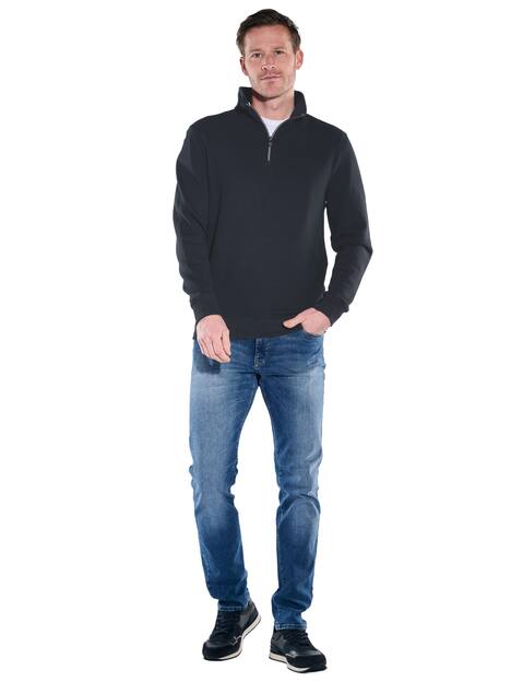 engbers Herren Sweatshirt Stehbund , Saphirblau