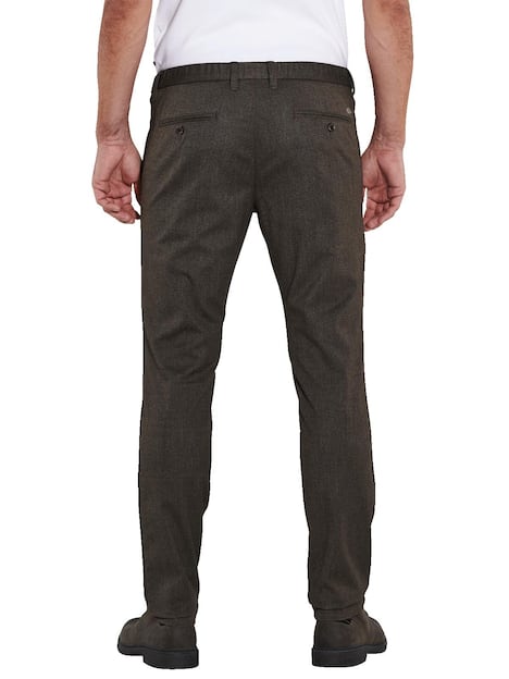 engbers Herren Chino slim fit , Schwarzbraun