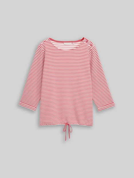 Langarmshirt mit Knopf-Details