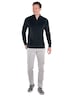 engbers Herren Pullover mit Troyerkragen , Schwarz