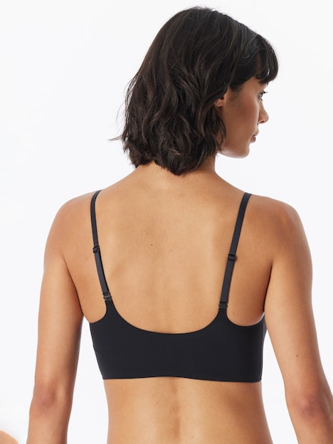 Schiesser Damen Bustier Invisible Soft - schwarz