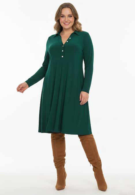 Kleid mit V-Ausschnitt