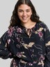 Maxi-Kleid mit Blumenmuster