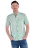 engbers Herren Kurzarm-Hemd mit Leinenanteil , Gruen