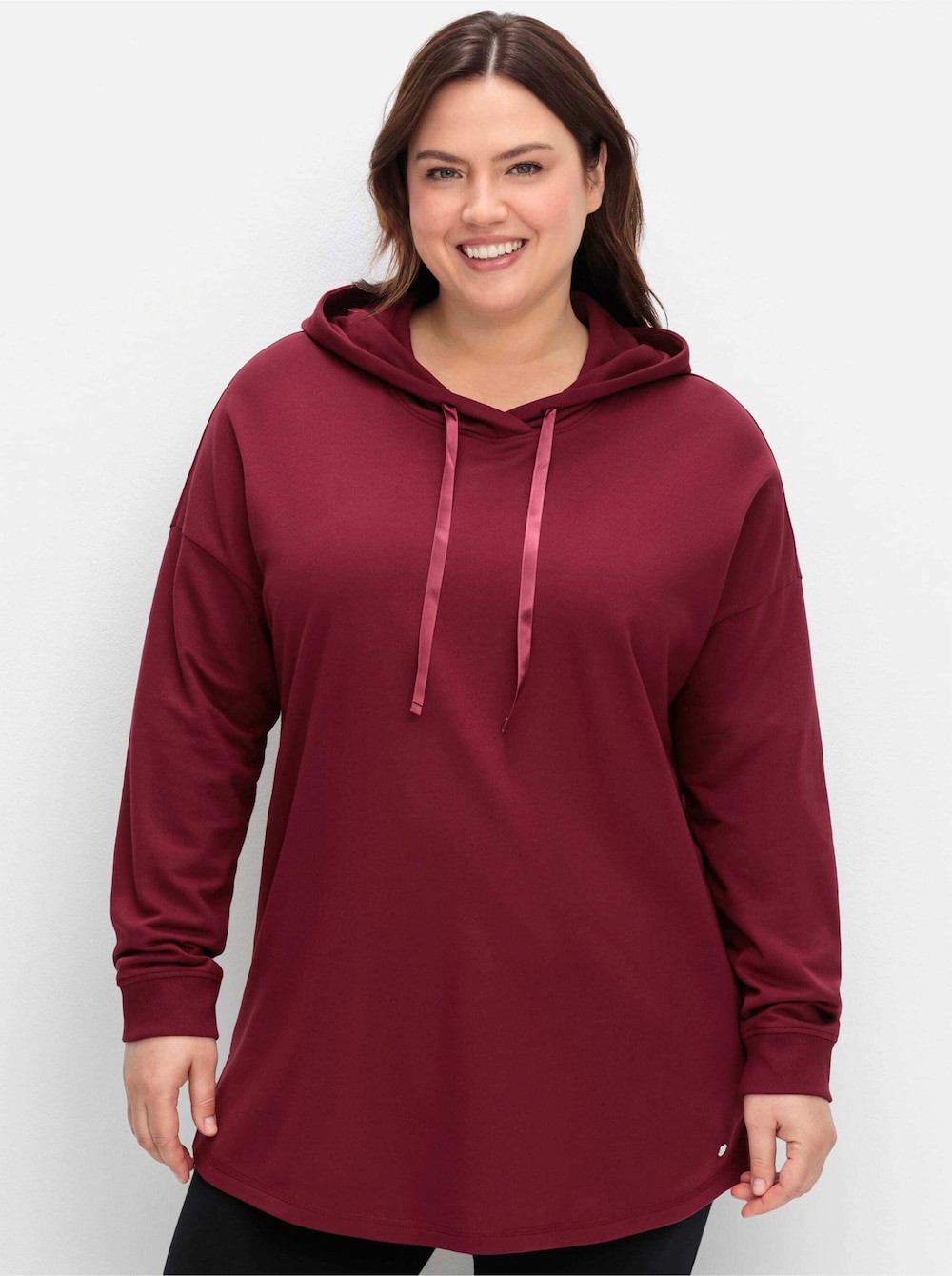Kapuzensweatshirt Langarm Uni Mit Kapuze