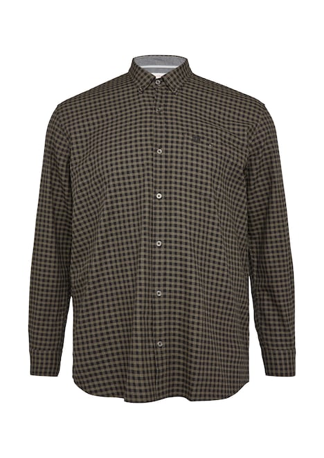 Regular Fit: Kariertes Hemd mit Button-Down-Kragen