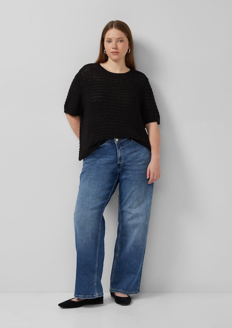 Pullover mit Ajourmuster