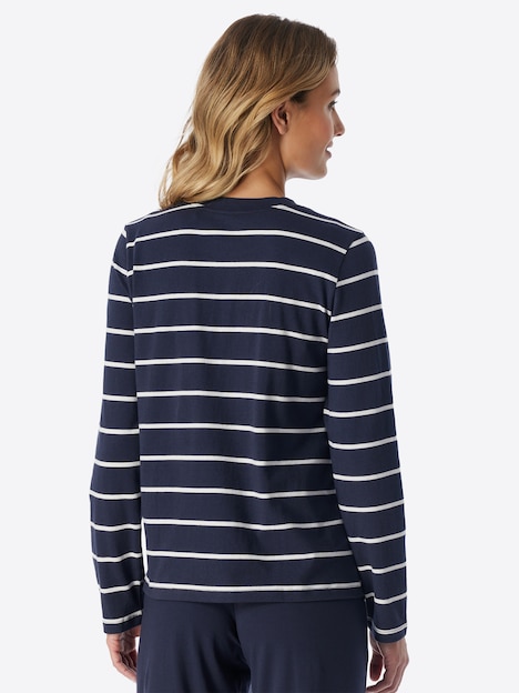 Schiesser Damen Pyjamaoberteil Mix Relax multicolor2