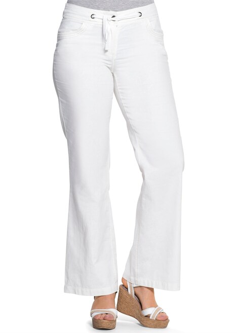 Leinenhose Uni