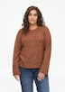 Raglanpullover mit Rippdetails