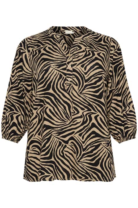 Langarm-Bluse Regular fit