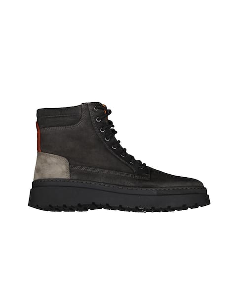 engbers Herren Boots aus Leder , Anthrazit