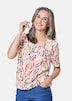 Kleurrijk gedessineerde blouse met mooie details